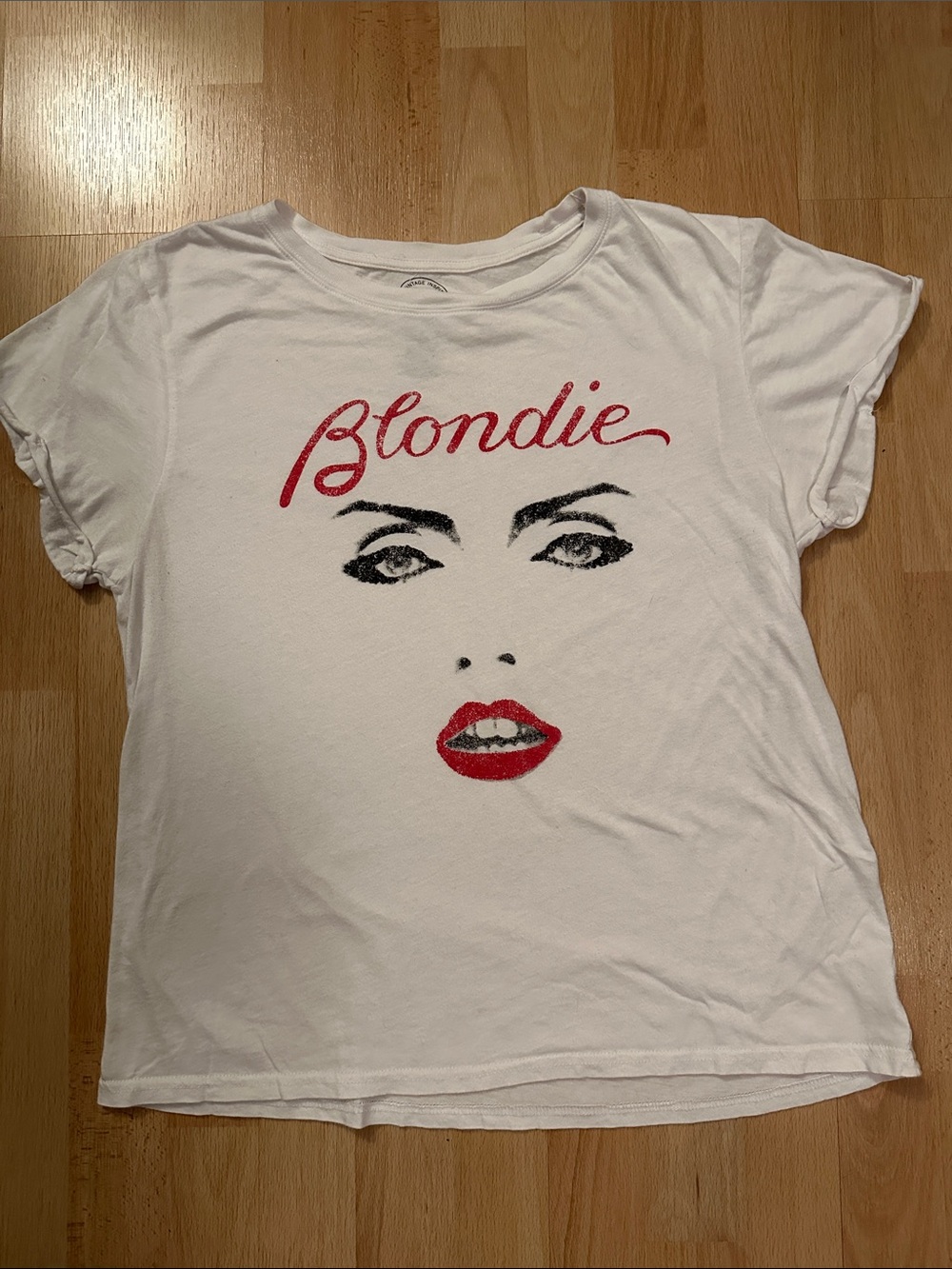 Vintage-styled Blondie Icon Image T-shirt Sz XL